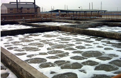 混凝池中的曝气